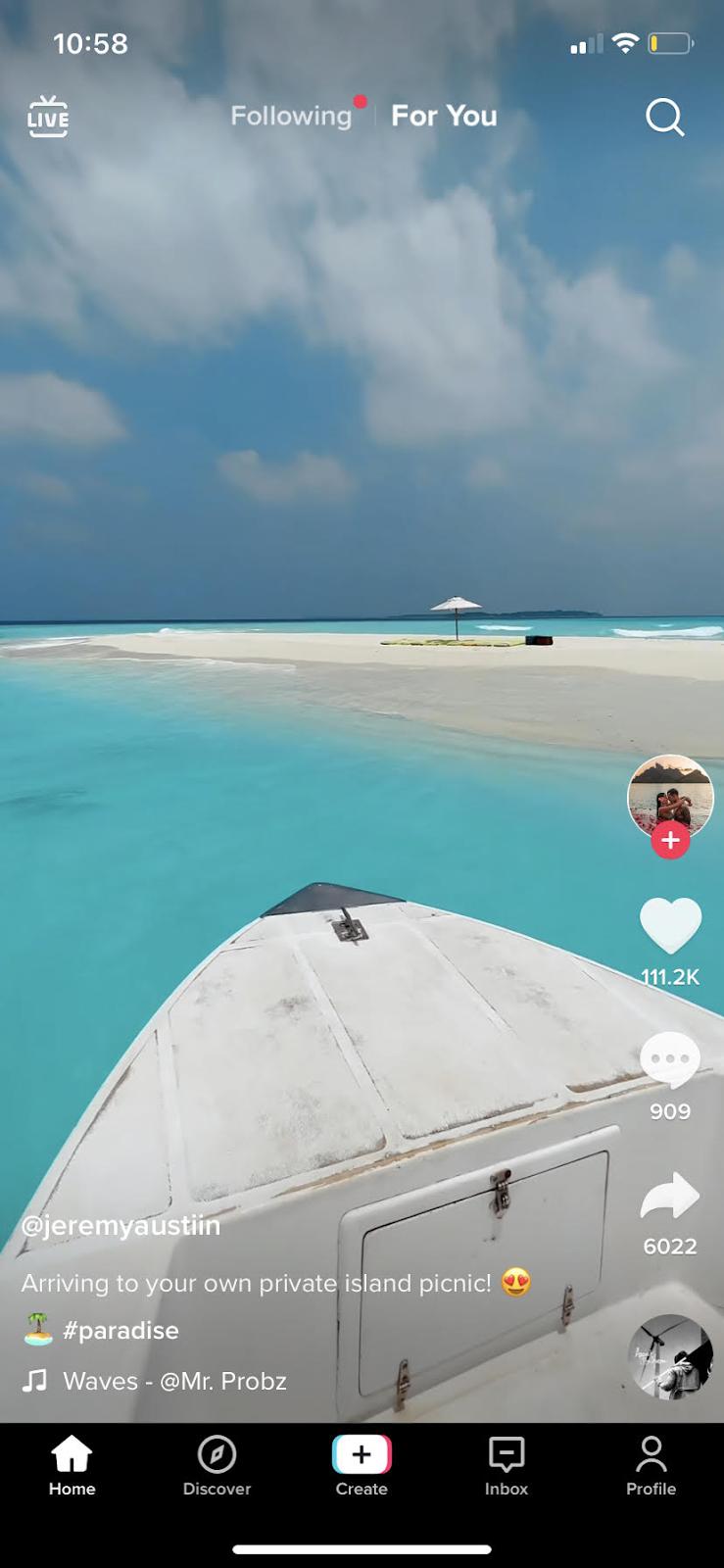 going live on tiktok