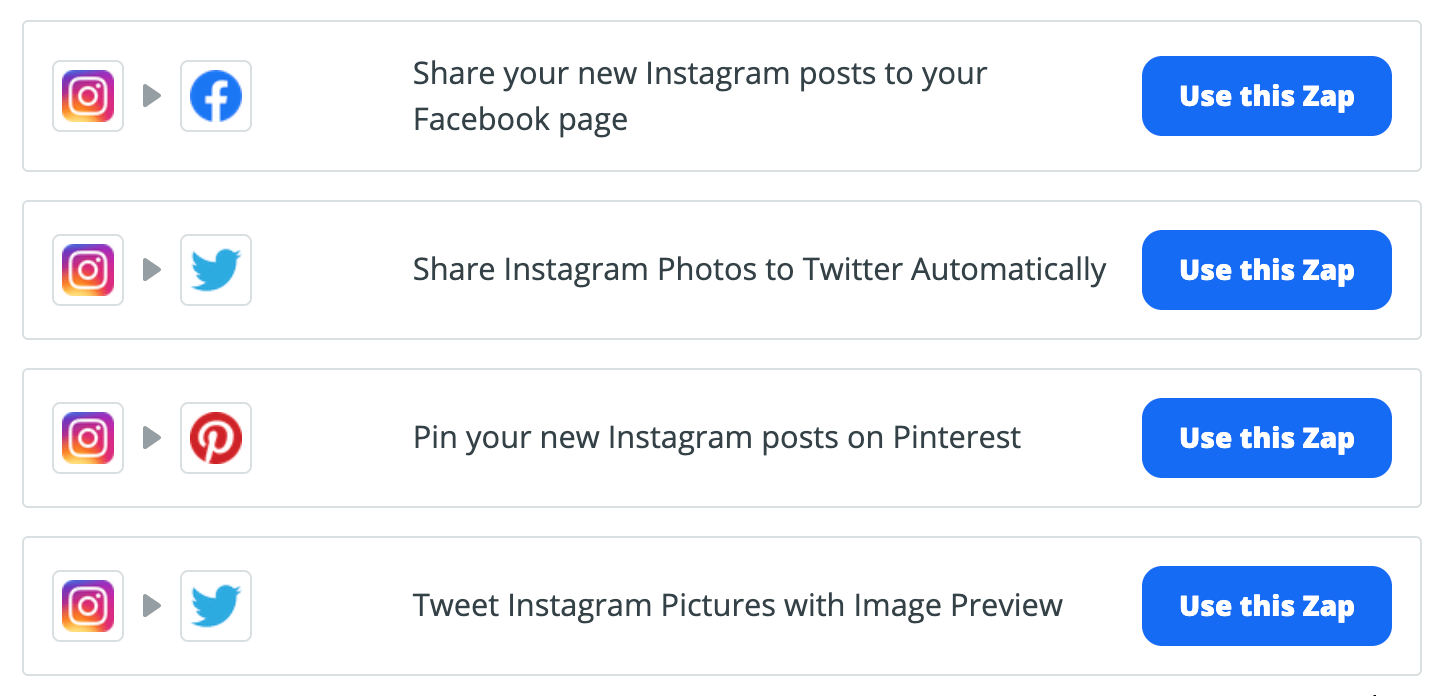 zapier social media automation