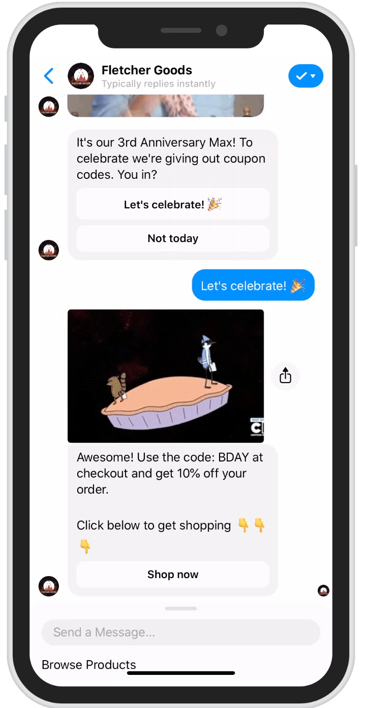 selling on messenger