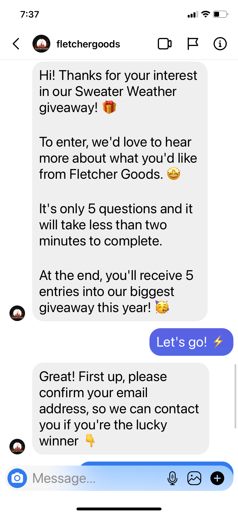 Giveaway winner announcement