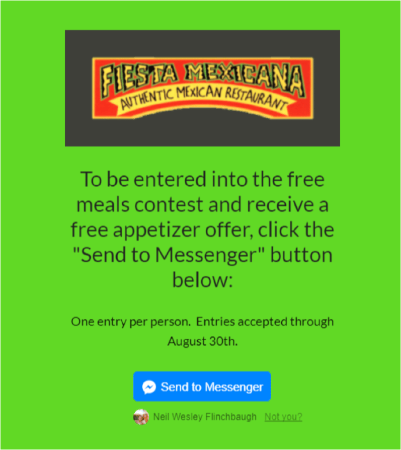 Messenger Marketing Restaurant Case Study