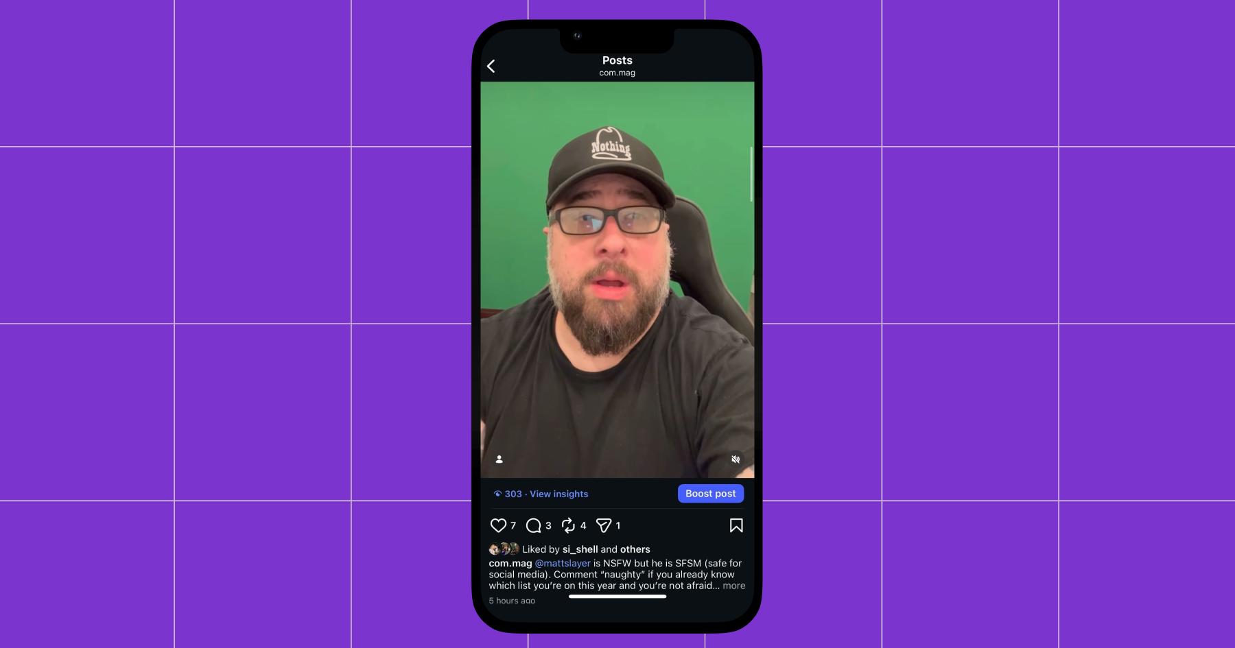 Screenshot of Instagram account showing how you can share a Reel to your Story by hitting the airplane icon