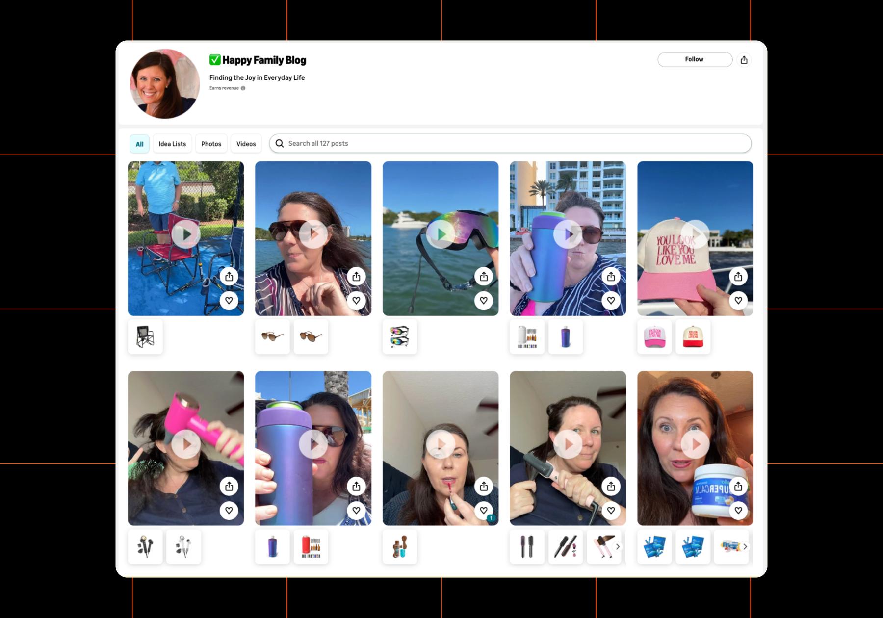 Screenshot of video content on Cristy Stewart-Harfmann (@happyfamilyblog)’s Amazon storefront