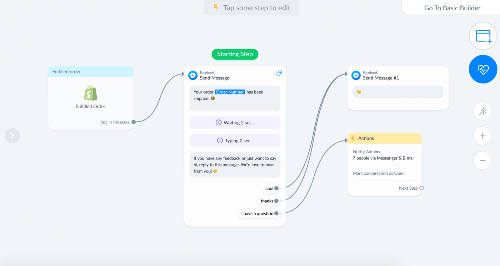 Shopify Fulfilled Order Trigger in Manychat