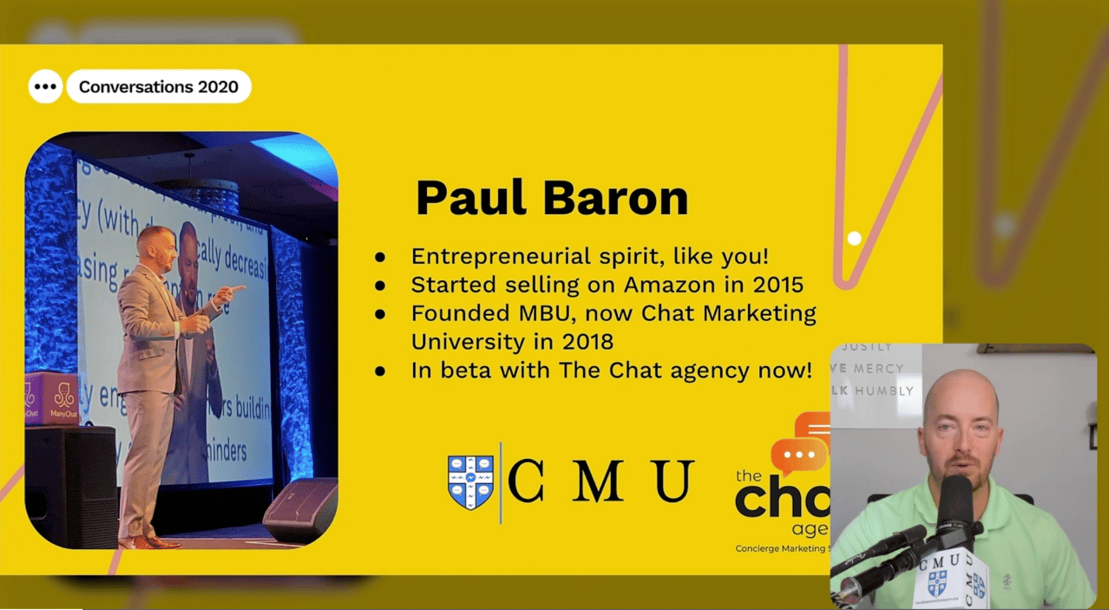 Paul Baron at Conversations 2020