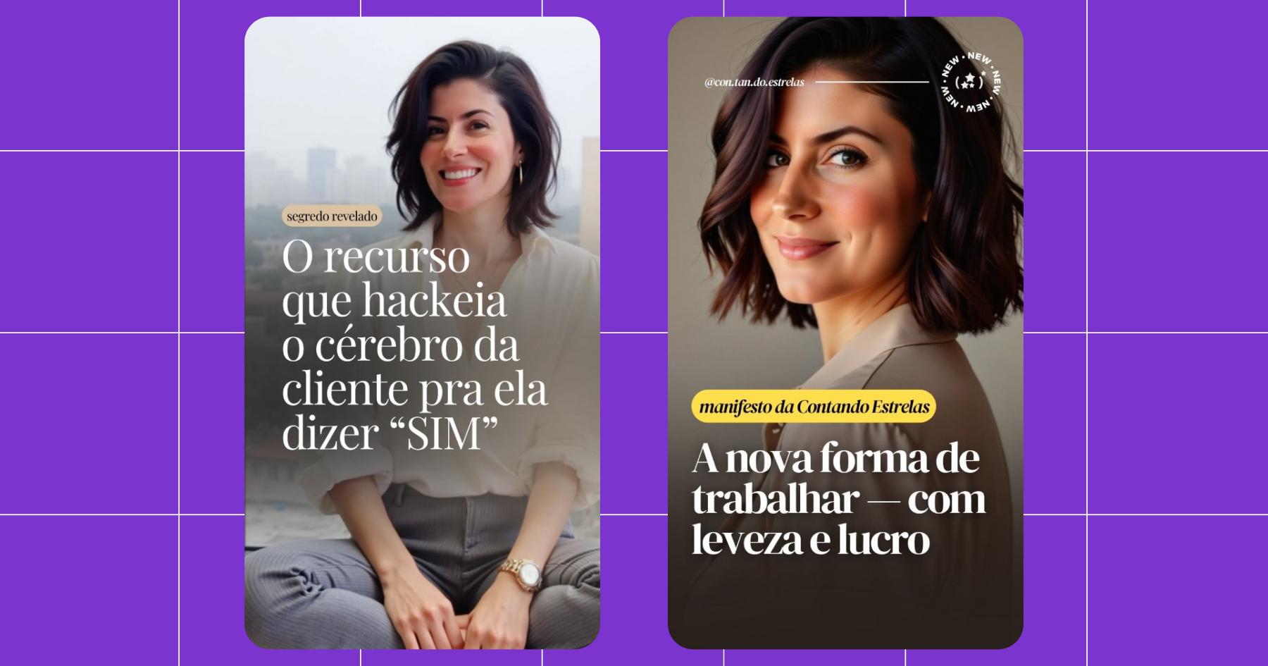 Screenshots of Dani Maya from Instagram