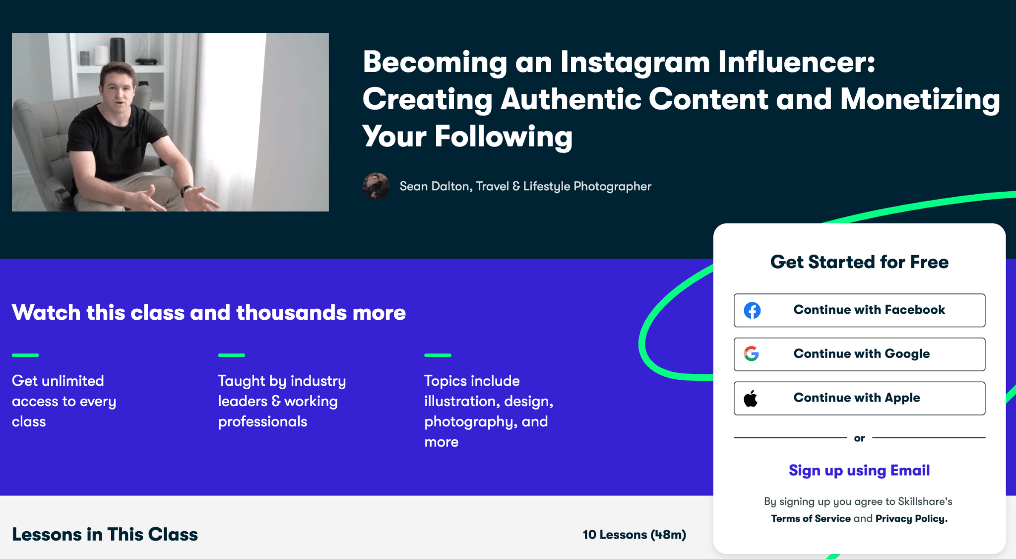 Monetize your following course