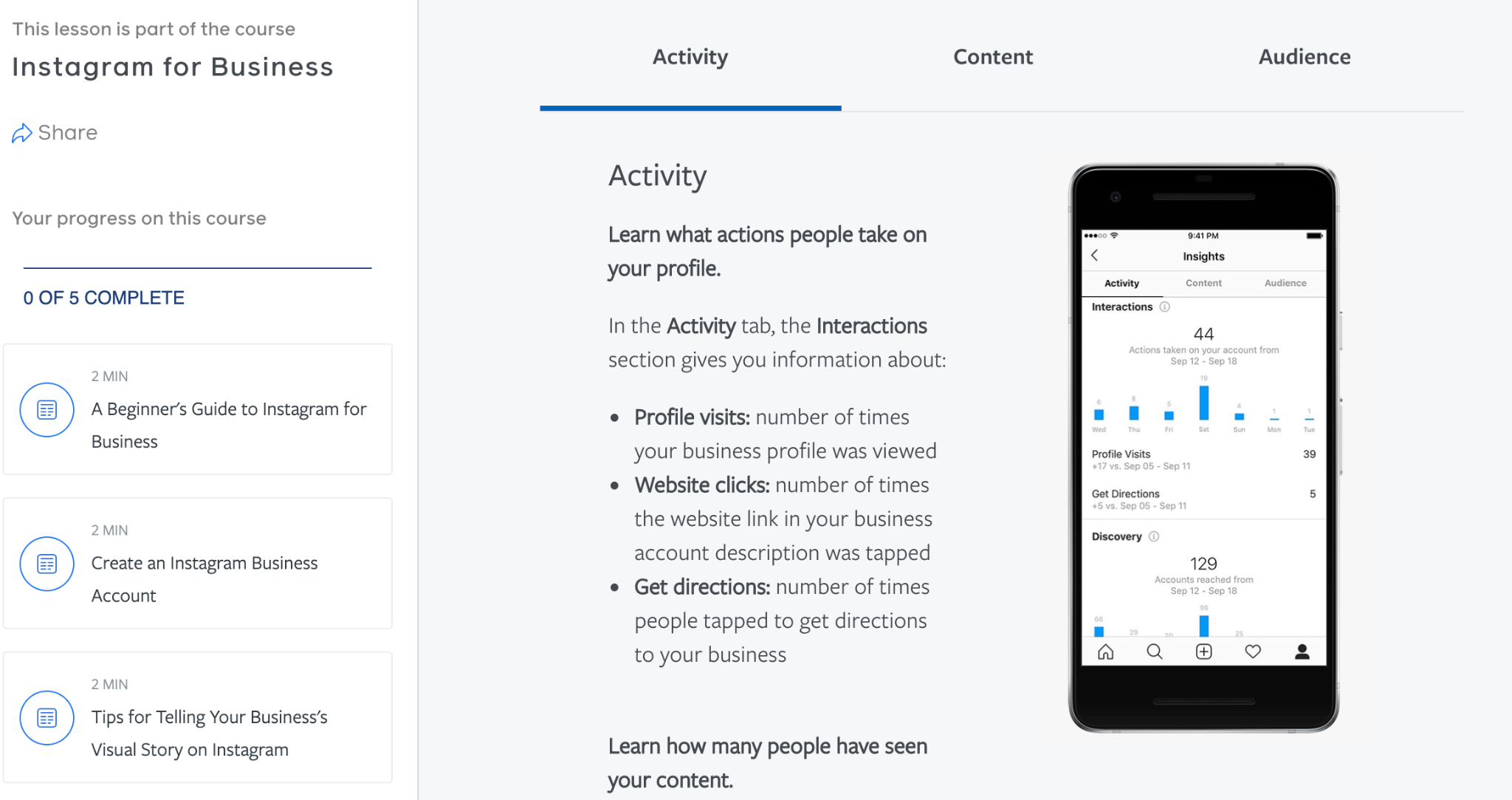 Facebook Instagram Marketing course