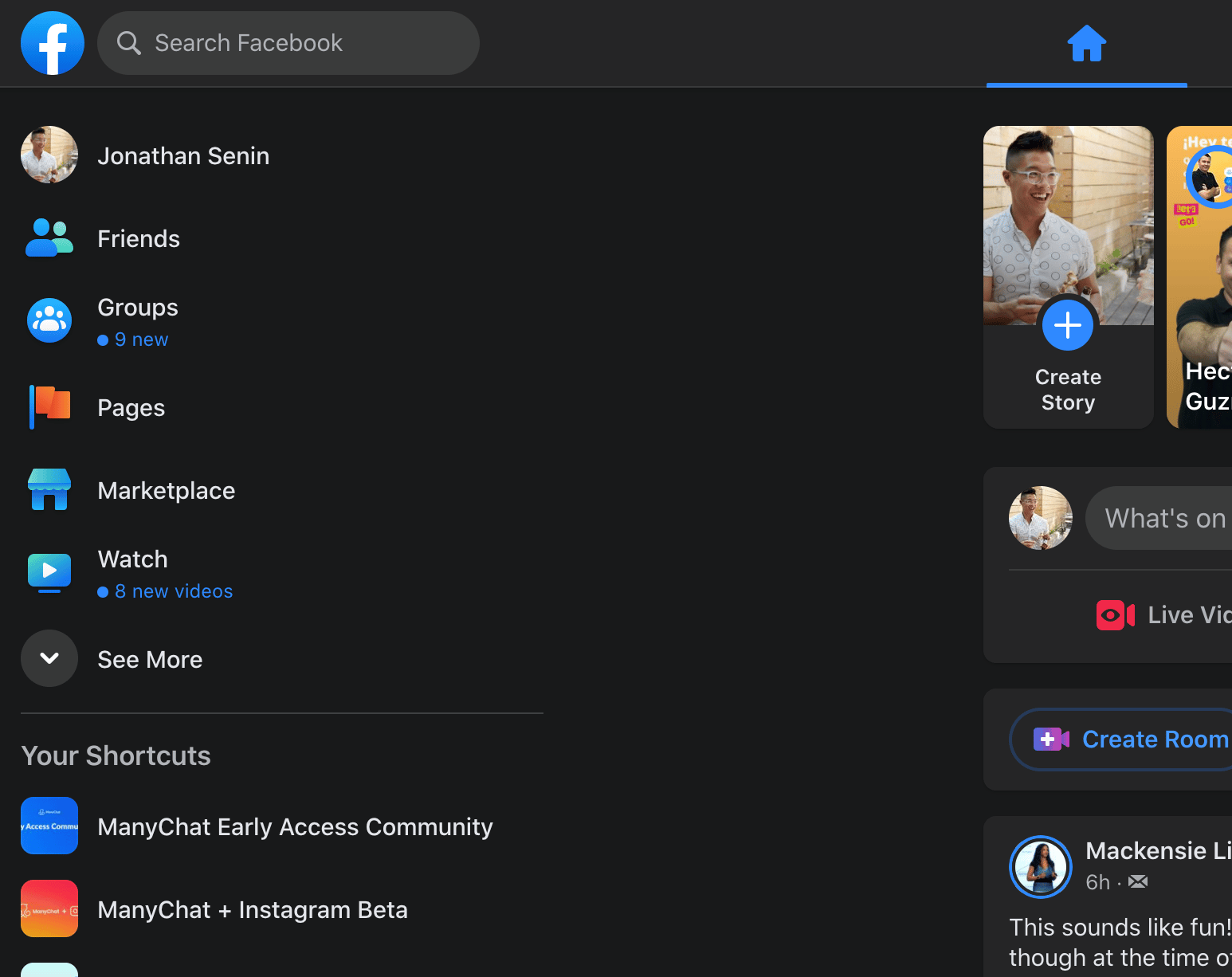 create a business page