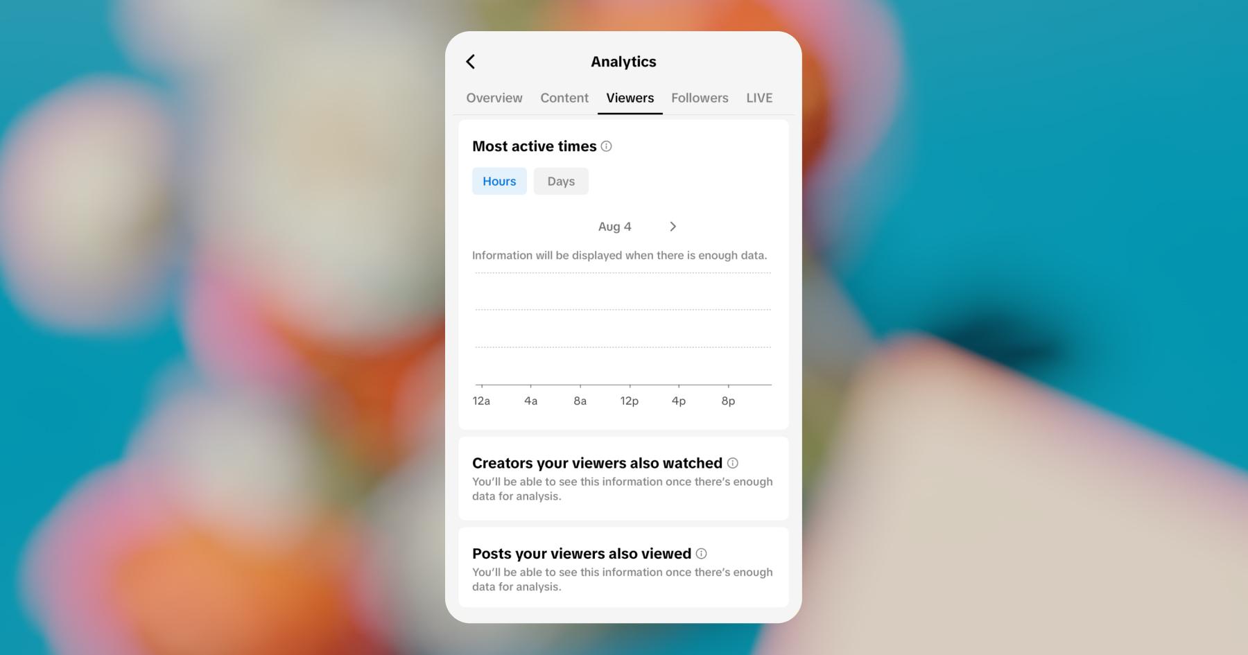 Screenshot of TikTok Analytics 