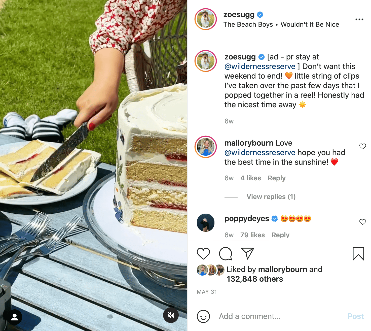 instagram influencer reel collaboration example
