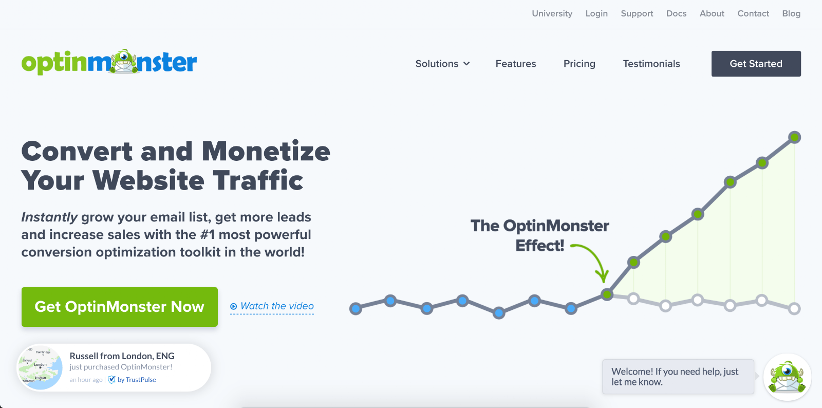 OptinMonster is the fifth Best B2B Lead Generation Tool example | The article is 21 of the Best B2B Lead Generation Tools for 2020