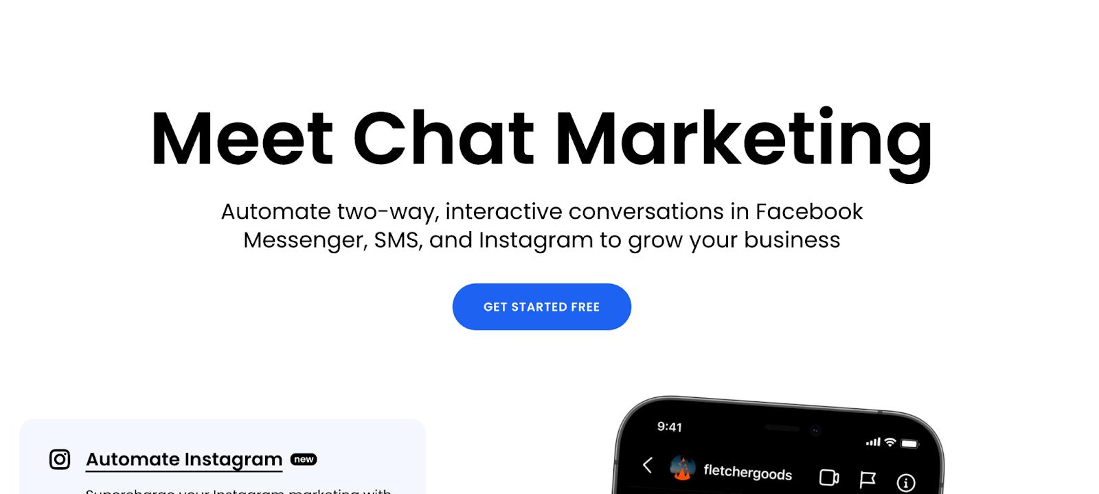chat marketing solution