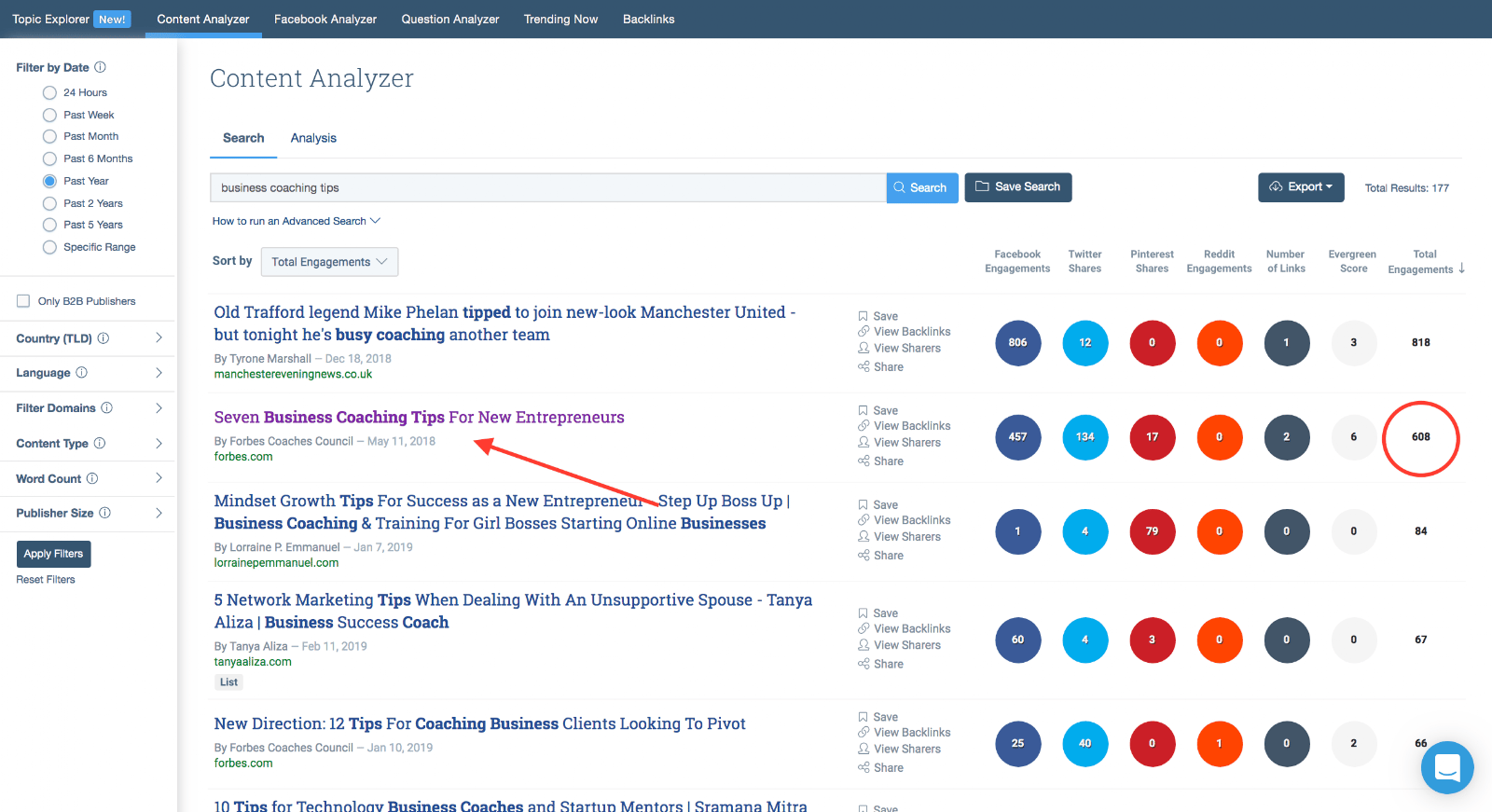 How to Find New Content Ideas Using BuzzSumo Example 2 | Chatbots for Online Coaches