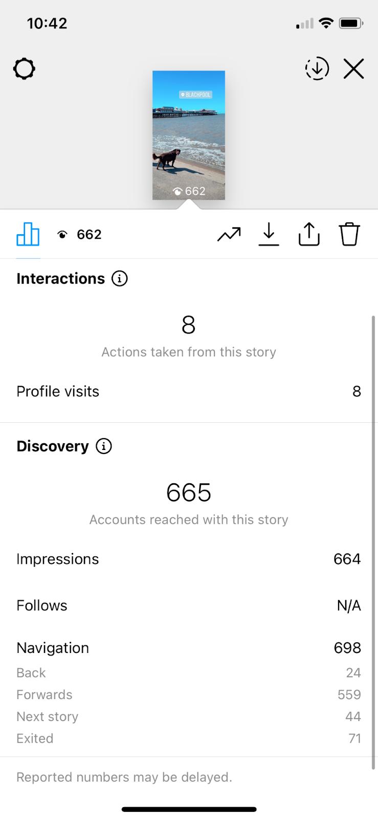 instagram story insights