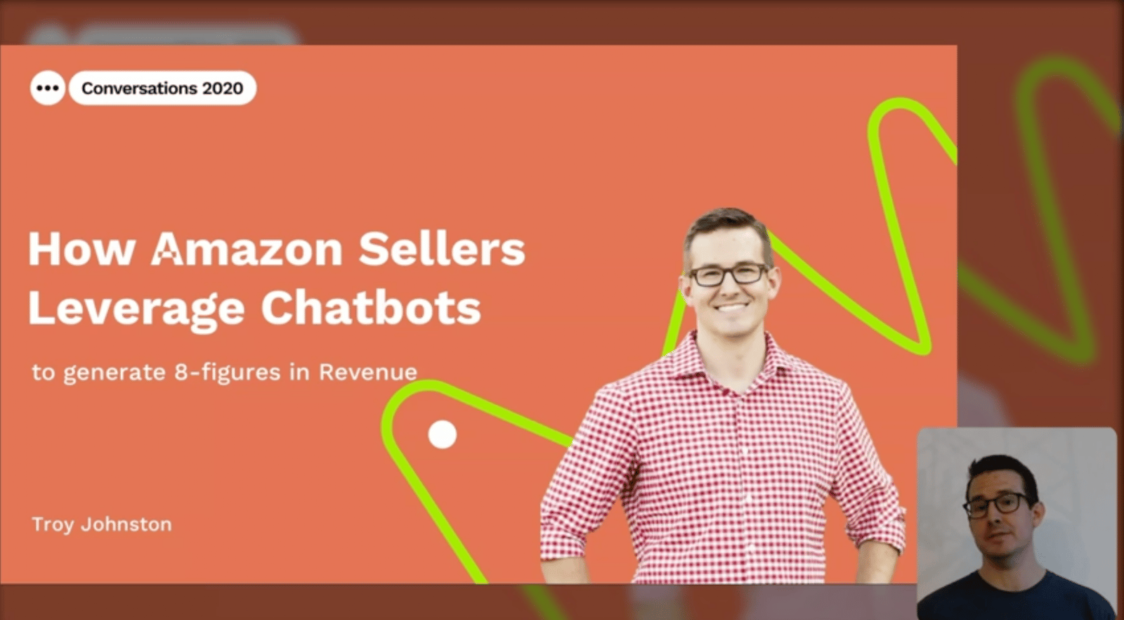 Seller.Tools founder Troy Johnston speaking at Conversations 2020