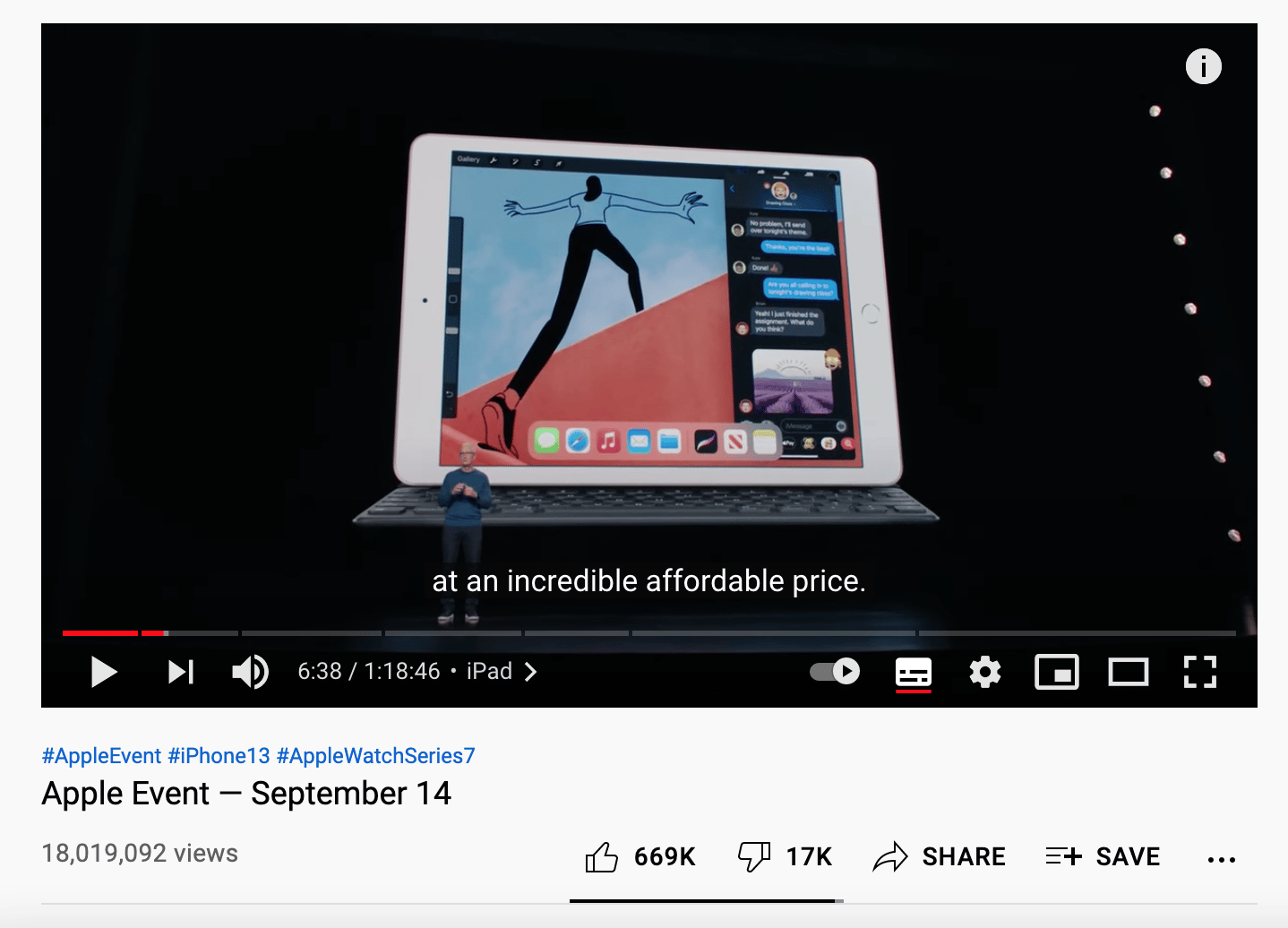 Apple product launch