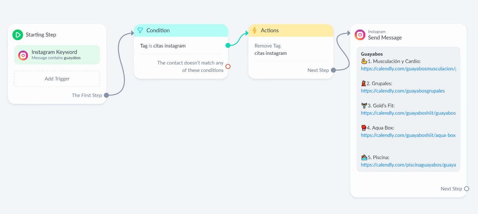 Manychat flow