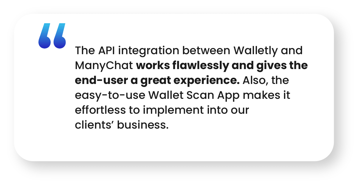 Manychat and Walletly Case Study #2