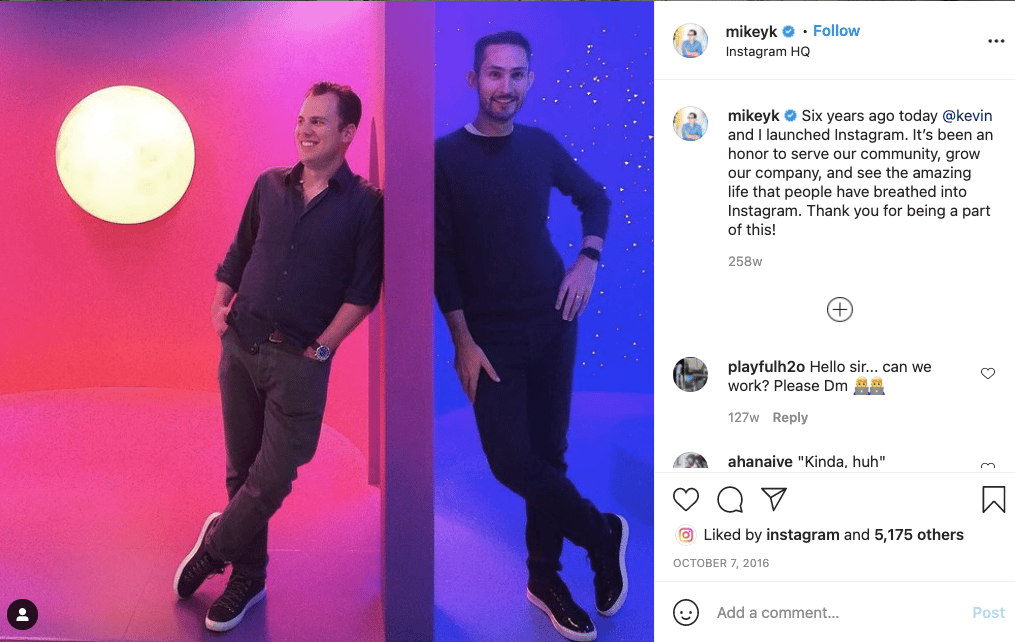 Instagram history
