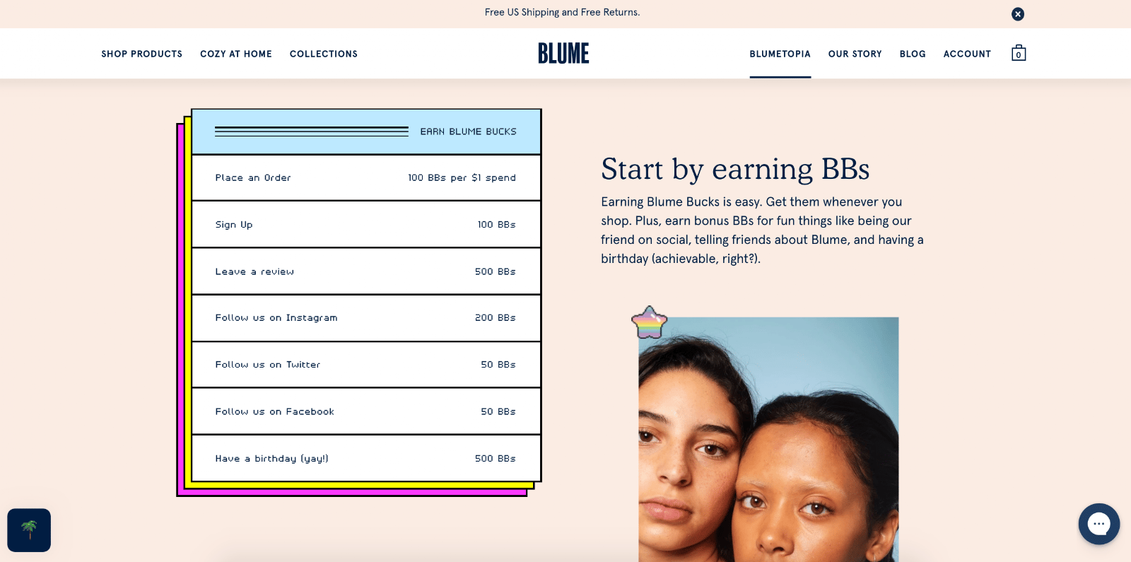 Blum reward loyalty example