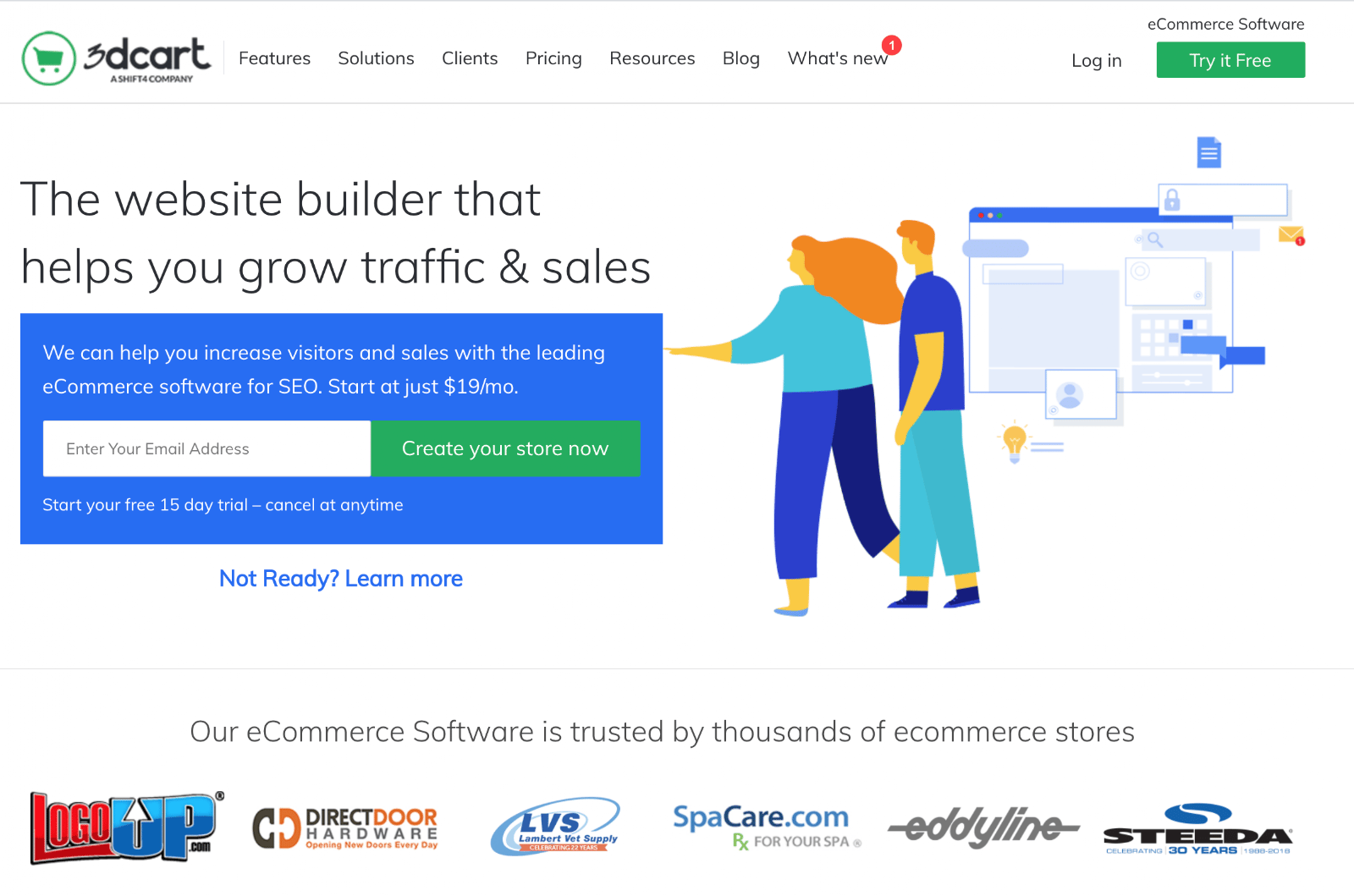 3dcart ecommerce platform