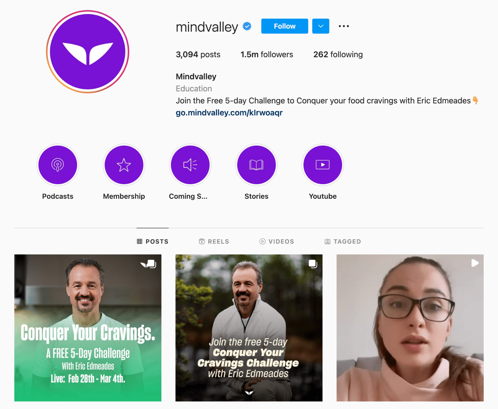 mindvalley instagram 