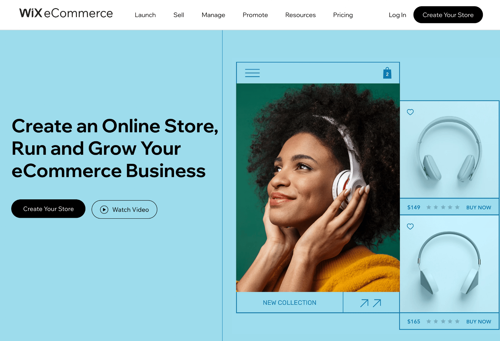 Wix Ecommerce store builder