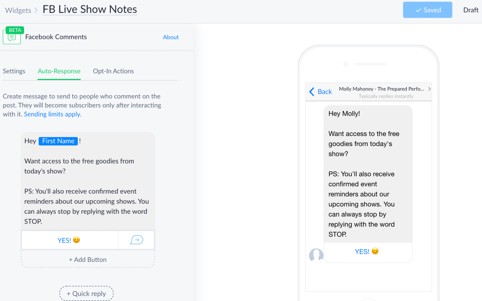 growth tools response