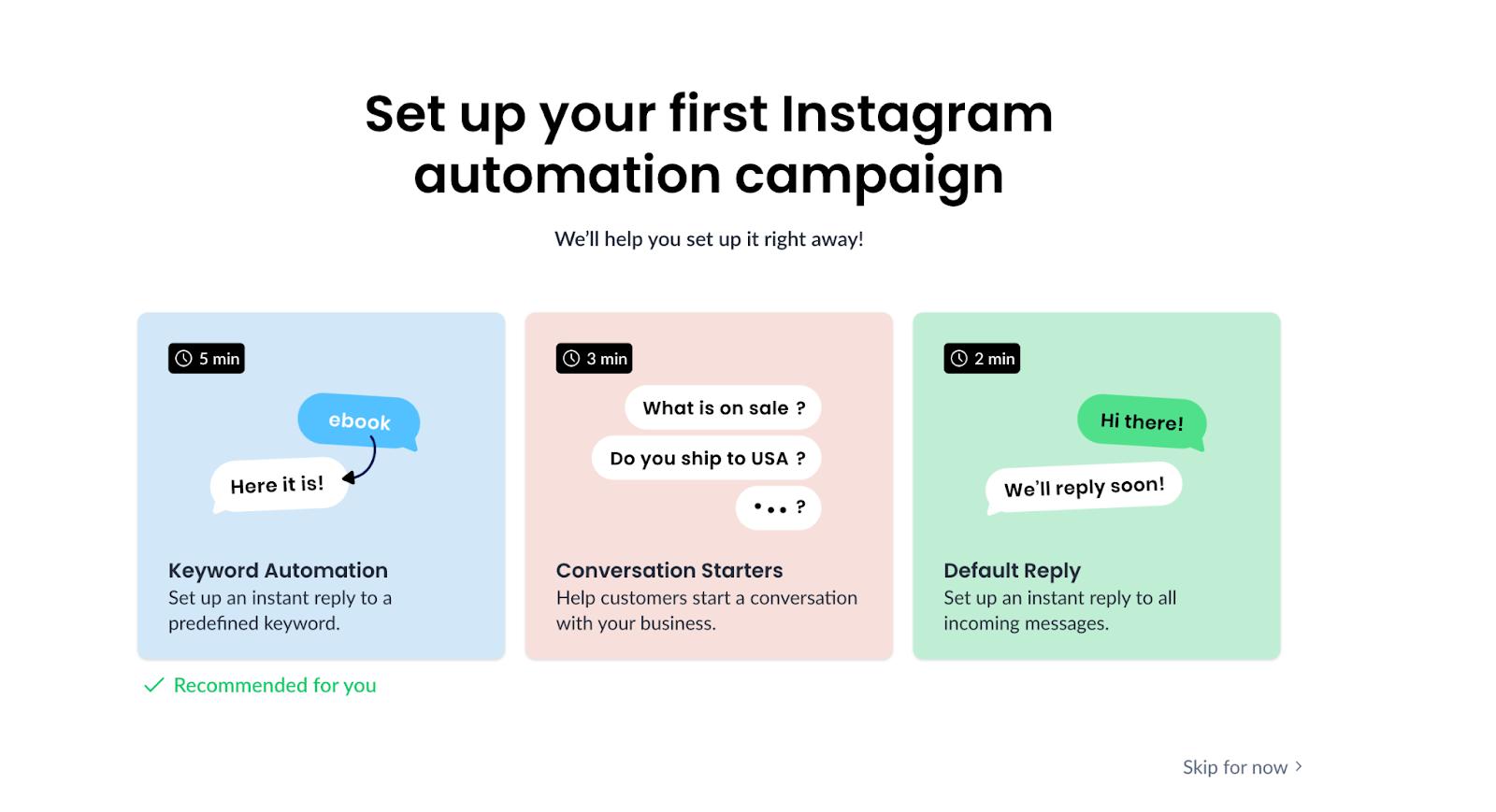 instagram automation campaign