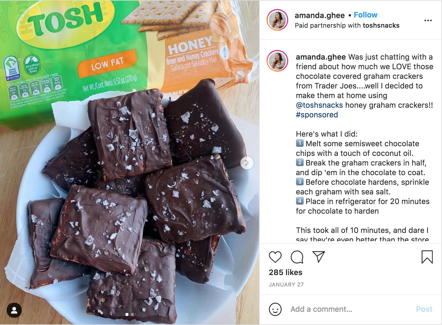 Influencer marketing opp on IG