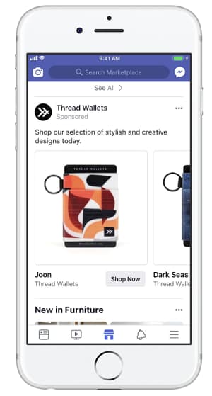 Facebook Marketplace example