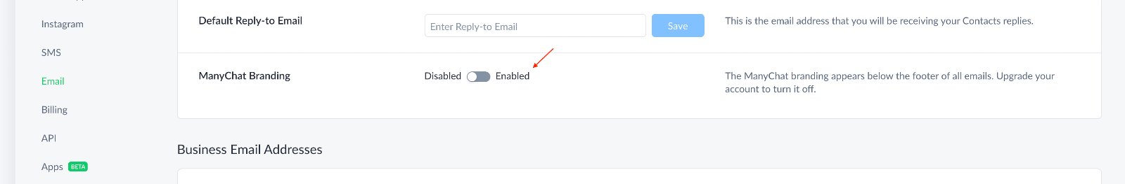 Manychat branding