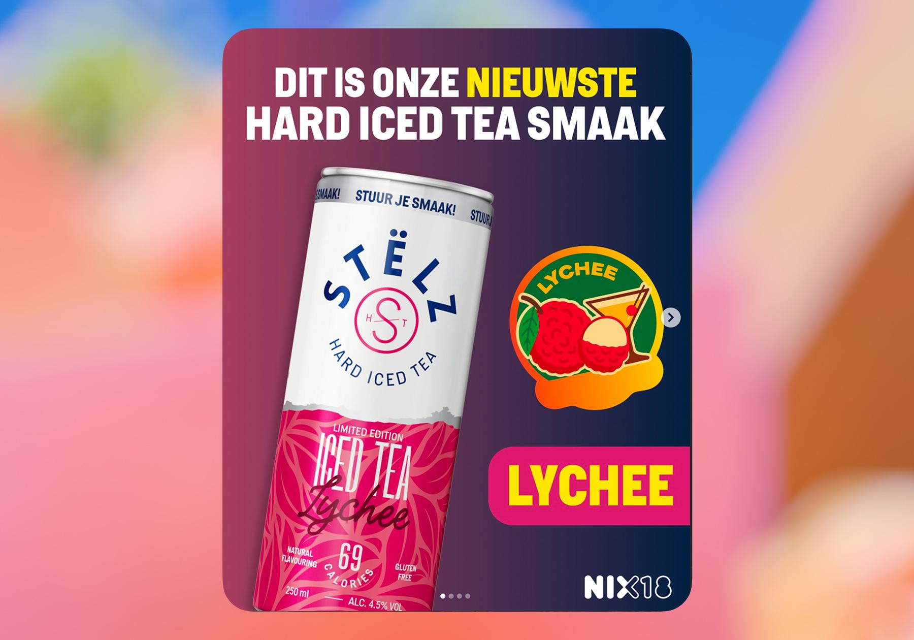 Screenshot of the new STËLZ flavor chosen by the people