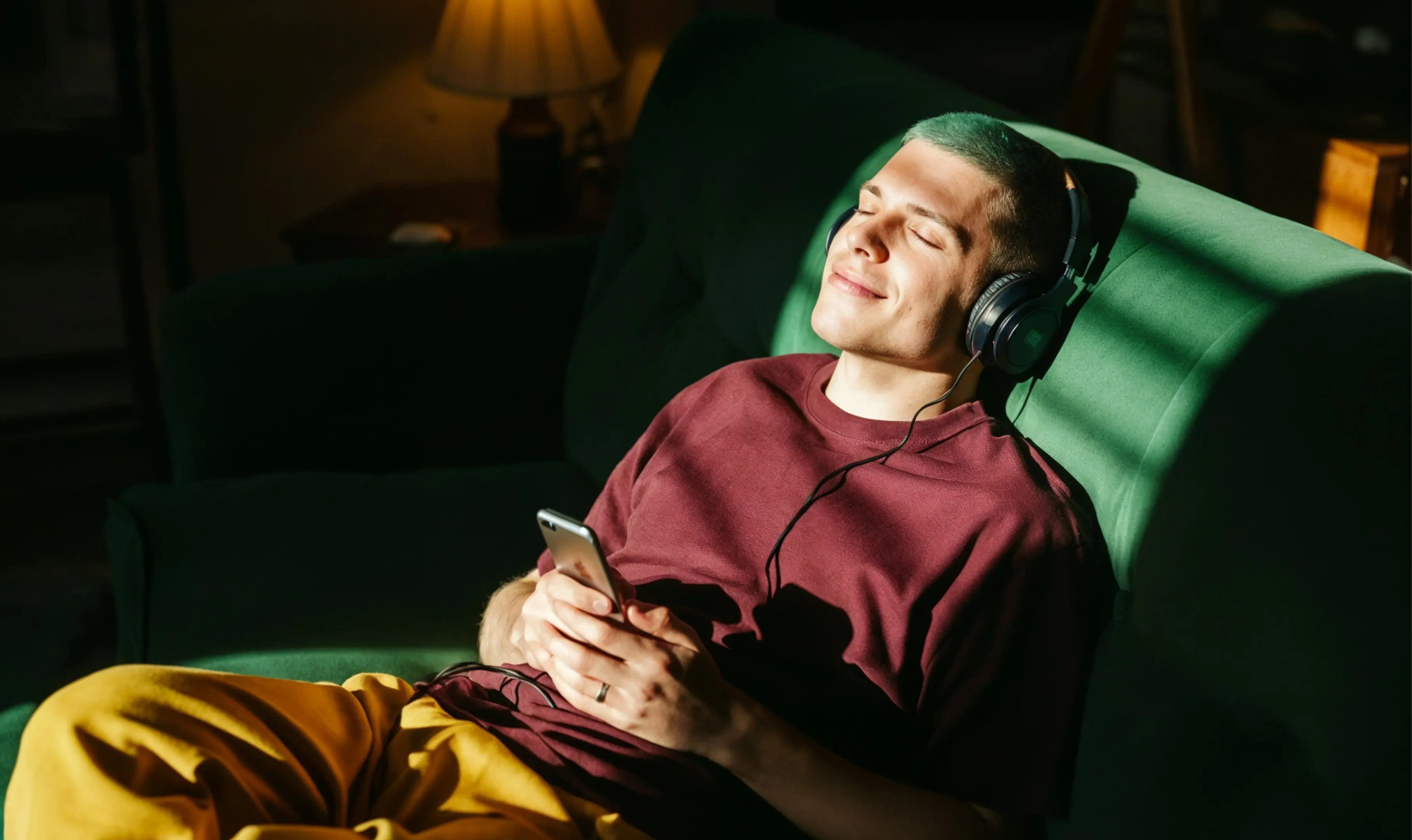Man with a phone in hand