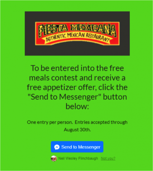 Messenger Marketing Restaurant Case Study